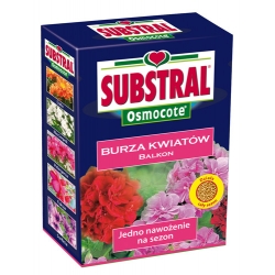 "Burza Kwiatów Balkon" (Storm of Flowers - Balcony) Long lasting balcony plant fertilizer - Substral® - 300 g