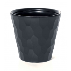 丸い植木鉢-Rocka-35 cm-無煙炭 - 