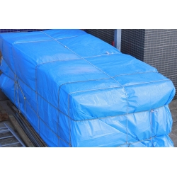 القماش المشمع - 4 × 6 م - الأزرق - 