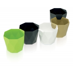 Kerek virágcserép - Rocka - 17 cm - Lime - 