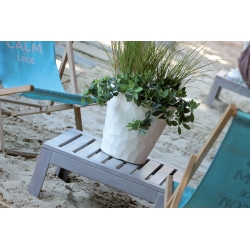 둥근 화분-Rocka-14 cm-라임 - 