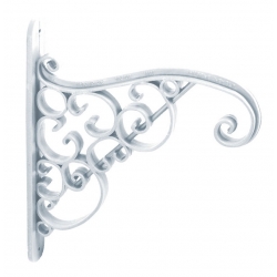 Věšák na květináče - Akant - bílý - 