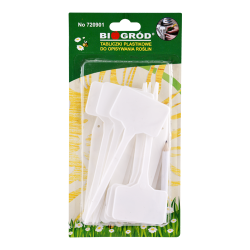 Pflanzenetiketten, Teller - 30 Stück Mix + Bleistift - 