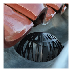 מסננת מרזב - מגנה על המרזב מפני סתימתם - 4 יח ' - 