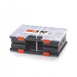 سازمان دهنده ابزار دو طرفه با تقسیم کننده های متحرک - 29 39 39 سانتی متر - NOR DUO - 