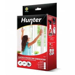 Zanzariera per zanzariera nera con nastro autoadesivo - 75 x 150 cm - Hunter - 