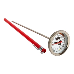 Küchenthermometer zum Braten, Räuchern, Kochen - Temperaturbereich 0-120 ° C - 210 mm - 