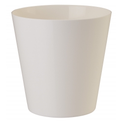 "Vulcano" rund grydehus - 25 cm - hvid - 