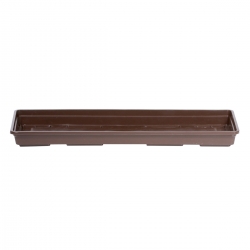 "Agro" garden pot saucer - brown - 40 cm