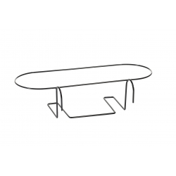 Balkonska škatla "Rosa" z držalom - 50 cm - svetlo bež - 