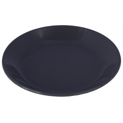 "Kolor" flower pot saucer - 9 cm - anthracite-grey