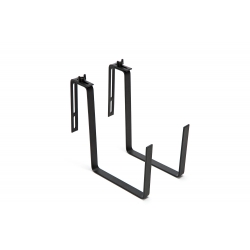 Balkonska garnitura "Begonia" - 19 x 56 cm - mocha-rjava - 