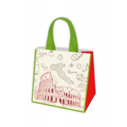 Shopping bag - European Travels - Rome - 34 x 36 x 22 cm