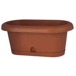 مجموعه جعبه بالکن "لوتوس" - رنگ مایل به قرمز - 40 سانتی متر - 