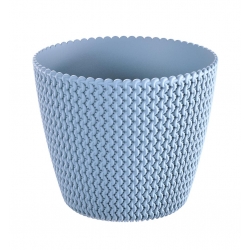 Ümar taimne pott "Splofy" - 26 cm - jäine hall - 