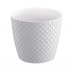 "โอเรียนท์" กระถางกลม - 16 ซม. - ขาว - 