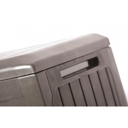 Cassapanca da giardino, balcone o terrazza - "Boxe Board" - 290 litri - grigio antracite - 