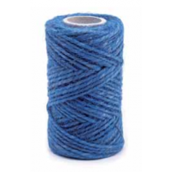 Blauer Jutegarn - 30 g / 15 m - 