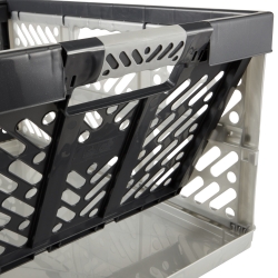 سلة بن بسعة 45 لتر قابلة للطي مع مقابض مرنة ناعمة - 