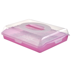 קופסת עוגה ורודה - חמאת מסיבות - 