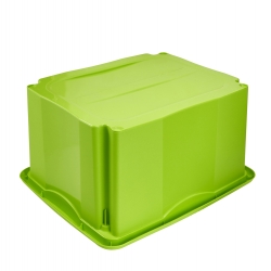 Kotak modular "Emil dan Emilia" berwarna 24 liter dengan tudung - 