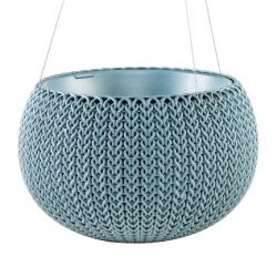 "Cozies S" karājas augu pods - ø 28 cm - zils - 