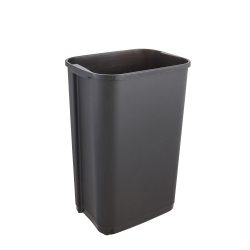 Poubelle Rasmus en graphite de 50 litres avec couvercle basculant - 