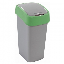 Poubelle de tri vert de 50 litres Flip Bin - 