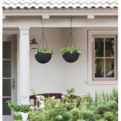 등나무 교수형 화분-ø 35 cm-갈색 - 