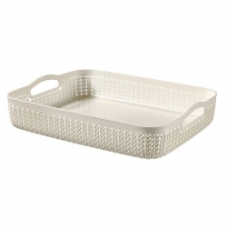 Dulang A4 4.5 liter bersalut putih - 