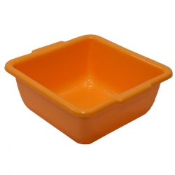 Ciotola quadrata - 26 x 26 cm - arancione - 