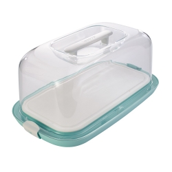 Suorakulmainen kakkulokerolaatikko - Gino - 43 x 25 x 18 cm - pajunvihreä - 