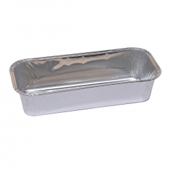 Long aluminium cake tin for brownies, chocolate bars and cakes - 865 ml - 15 pcs