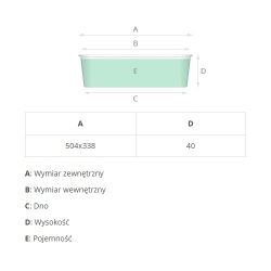 Okvir za peko piškotov in muffinov - za 24 kalupov - bel - 20 kosov - 
