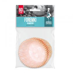 Ornamental muffin moulds - 60 pcs