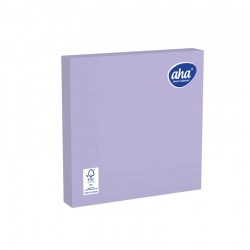 Serviettes de table en papier - 33 x 33 cm - AHA - 20 pièces - bruyère - 