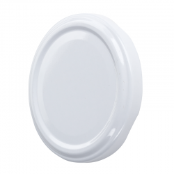 Valged keeratavad purgikaaned - ø 89 mm - 20 tk - 