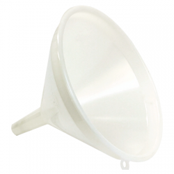 Пластиковая воронка с сетчатым фильтром - 25 см - 