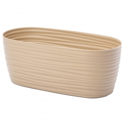 "Sahara petit" μακρύ περίβλημα φυτικής κατσαρόλας - 27 x 13 cm - καφές latte - 