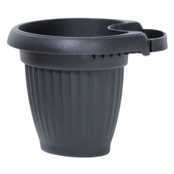 悬挂式花盆-Terra-20 cm-无烟煤 - 