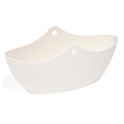 "Wena" ปลอกหม้อสำหรับสองกล้วยไม้ - 35 ซม. - ครีมสีขาว - 