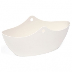 "Wena" θήκη για δύο γλάστρες - 35 cm - λευκό - 