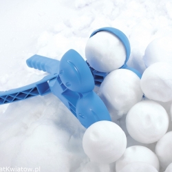Macchina per palle di neve doppia - Snowballee - blu - 