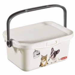 Kanta za stočnu hranu za kućne ljubimce s ručkom Petlife Multiboxx - 3 litre - psi - 