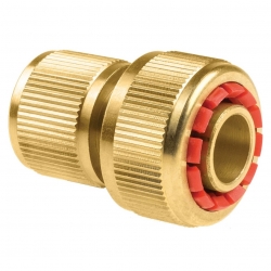 Conector rápido de latón, acoplador con tope - LATÓN - 3/4 "- CELLFAST - 
