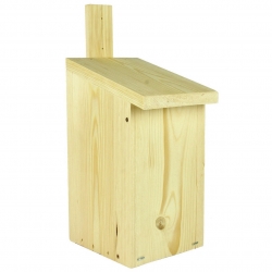 Hiša na veverici, nameščena na drevesu - surovi les - 