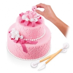 Tårtdekorationsset - DELÍCIA - 3 st - 