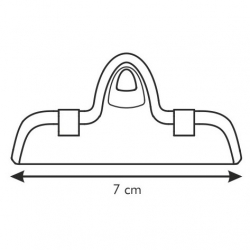 Väskklämmor - PRESTO - 7 cm - 4 st - 