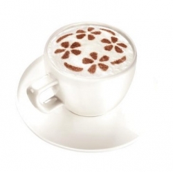 Cappuccino dekorationsstensiler - myDRINK - 6 st - 