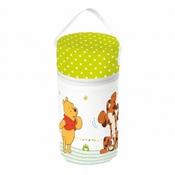 Izolovaná taška na jedlo / fľašu „Medvedík Pú“ - 10 x 21 cm - 